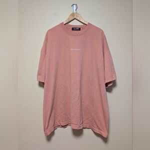 Skim Milk “Wifi password?” Graphic Tee – Pink Oversized Short Sleeve xl